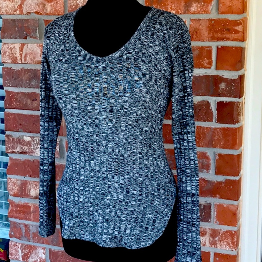 Ribbed sweater top XS